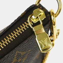 Louis Vuitton Brown Monogram Canvas Mini Pochette Accessoires Shoulder Bag
