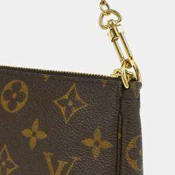 Louis Vuitton Brown Monogram Canvas Mini Pochette Accessoires Shoulder Bag