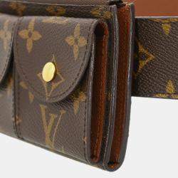 Louis Vuitton Brown Monogram Canvas Pochette Duo Waist Bag 