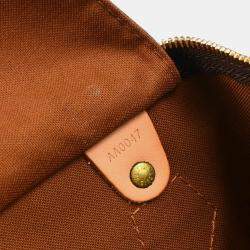 Louis Vuitton Brown Monogram Canvas Speedy 35 Shoulder Bag