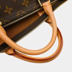 Louis Vuitton Brown Monogram Canvas Speedy 35 Shoulder Bag