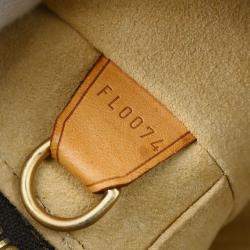 Pre Owned Louis Vuitton Brown Monogram Canvas Cite GM Handbag