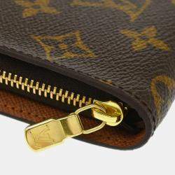 Louis Vuitton Brown Monogram Canvas Panda Zip Wallet