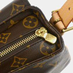 Pre Owned Louis Vuitton Brown Monogram Viva Cite MM Handbag