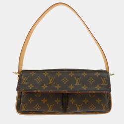 Pre Owned Louis Vuitton Brown Monogram Viva Cite MM Handbag