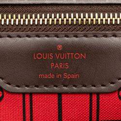 Louis Vuitton Brown Damier Ebene Neverfull MM