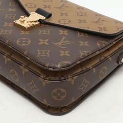 Louis Vuitton Monogram Reverse Pochette Metis MM Bag