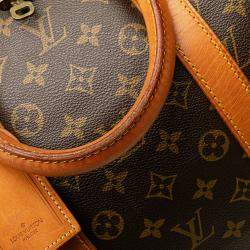 Louis Vuitton Brown Monogram Keepall Bandouliere 55