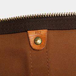 Louis Vuitton Brown Monogram Keepall Bandouliere 55