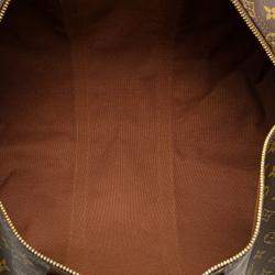 Louis Vuitton Brown Monogram Keepall Bandouliere 55