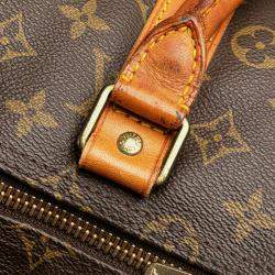 Louis Vuitton Brown Monogram Keepall Bandouliere 55