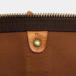 Louis Vuitton Brown Monogram Keepall Bandouliere 55