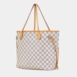 Louis Vuitton White Damier Azur Neverfull MM