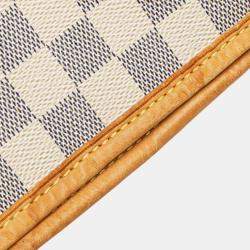 Louis Vuitton White Damier Azur Neverfull MM