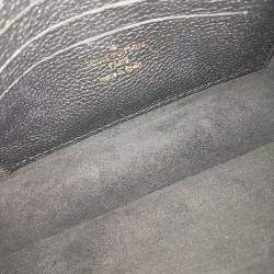 Louis Vuitton Black Leather Empreinte Wallet On Chain Ivy