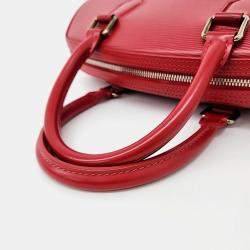 Pre Owned Louis Vuitton Red Epi Leather Jasmine bag