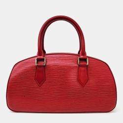 Pre Owned Louis Vuitton Red Epi Leather Jasmine bag