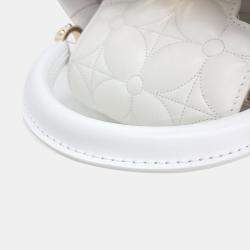 Louis Vuitton White Leather Capucines East West Mini bag