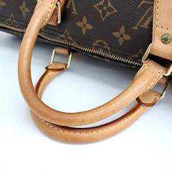 Louis Vuitton Brown PVC Speedy 35 bag