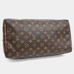 Louis Vuitton Brown PVC Speedy 35 bag
