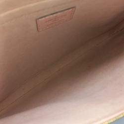 Pre Owned Louis Vuitton Brown Coated Canvas Daily Clutch