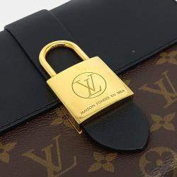 Louis Vuitton Black/Brown Coated Canvas and Leather Rocky BB bag