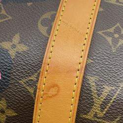 Louis Vuitton Brown Monogram Roses Keepall 50