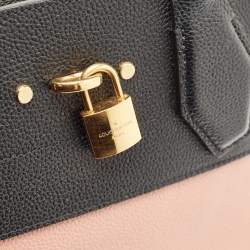 Louis Vuitton Black/Pink Leather City Steamer MM Bag