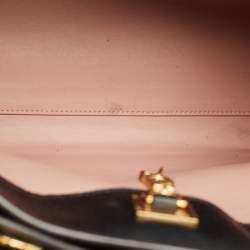 Louis Vuitton Black/Pink Leather City Steamer MM Bag
