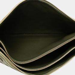 Louis Vuitton Brown Monogram Embossed Puffy Lambskin Coussin MM