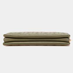 Louis Vuitton Brown Monogram Embossed Puffy Lambskin Coussin MM
