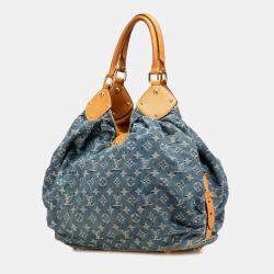 Louis Vuitton Blue Monogram Denim Mahina XL