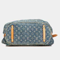 Louis Vuitton Blue Monogram Denim Mahina XL