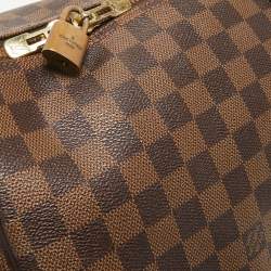 Louis Vuitton Damier Ebene Canvas Keepall Bandouliere 55 Bag