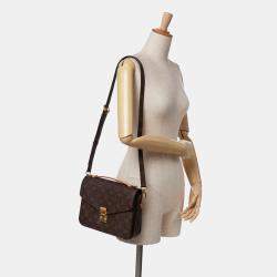 Louis Vuitton Brown Monogram Pochette Metis