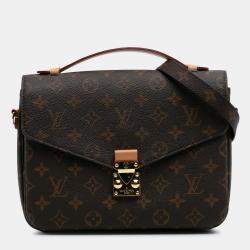 Louis Vuitton Brown Monogram Pochette Metis