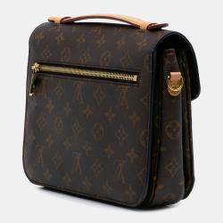 Louis Vuitton Brown Monogram Pochette Metis