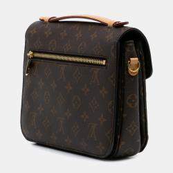 Louis Vuitton Brown Monogram Pochette Metis