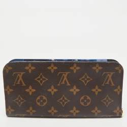 Louis Vuitton Grand Blue Monogram Canvas Articles de Voyage Ikat Insolite Wallet