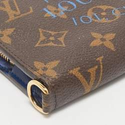 Louis Vuitton Grand Blue Monogram Canvas Articles de Voyage Ikat Insolite Wallet
