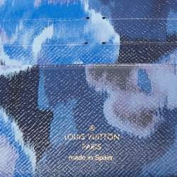 Louis Vuitton Grand Blue Monogram Canvas Articles de Voyage Ikat Insolite Wallet