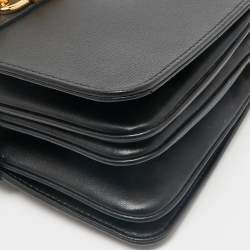 Louis Vuitton Black Leather Rendez-vous Bag