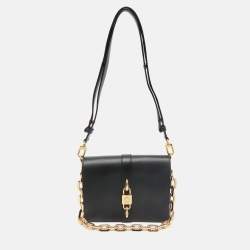 Louis Vuitton Black Leather Rendez-vous Bag