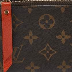 Pre Owned Louis Vuitton Piment Monogram Canvas Adele Wallet