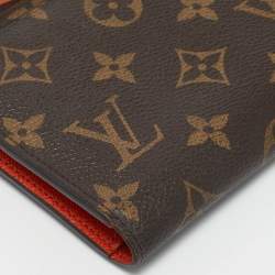 Pre Owned Louis Vuitton Piment Monogram Canvas Adele Wallet