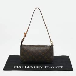 Pre Owned Louis Vuitton Monogram Canvas Pochette Accessoires Bag