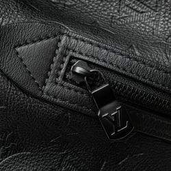 Pre Owned Louis Vuitton Black Monogram Shadow Helmet Bag