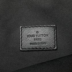 Pre Owned Louis Vuitton Black Monogram Shadow Helmet Bag