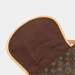 Pre Owned Louis Vuitton Brown Monogram Menilmontant PM