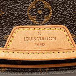 Pre Owned Louis Vuitton Brown Monogram Menilmontant PM
